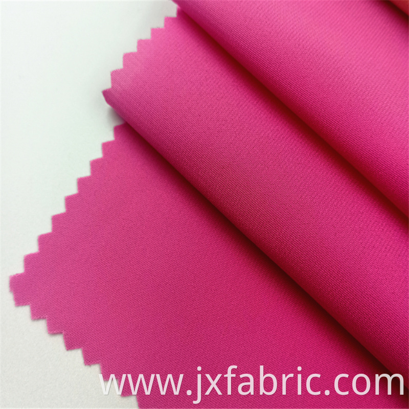 Polyester Spandex Red Chiffon